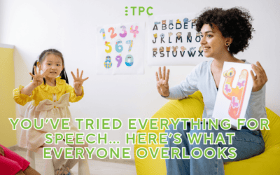 You’ve Tried Everything for Speech… Here’s What Everyone Overlooks